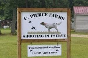 C. Pierce Farms Shooting Preserve Logo